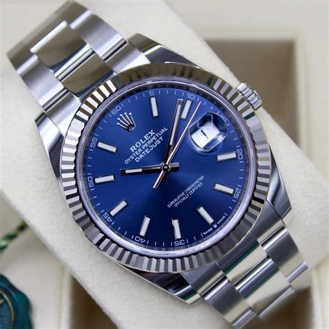 rolex datejust blau geriffelt|Rolex Datejust preise.